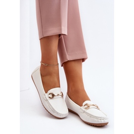 Mokasíny Model NN22-991 Bílé bílý 1