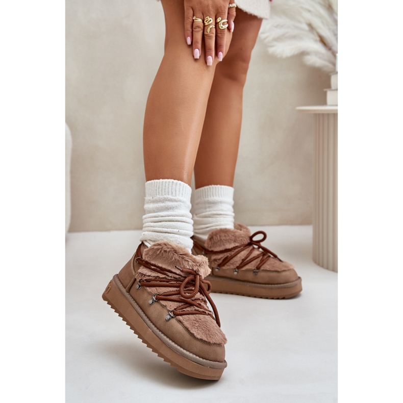 D.Franklin DFSH370011 Hnědé sněhule hnědý 1