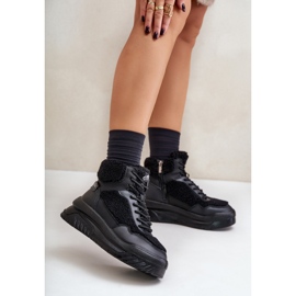 Lee Cooper LCJ-24-47-3145 černé sportovní boty černý 1