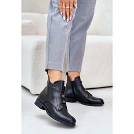 S.Barski HY42-716 Černé kozačky černý 1