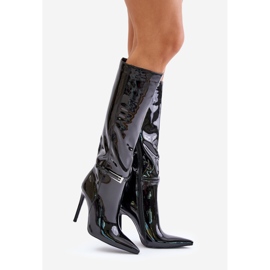 Model C-334 Černé boty černý 1