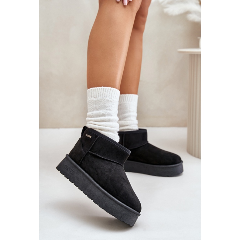 Big Star OO274A099 Černé sněhule černá 1