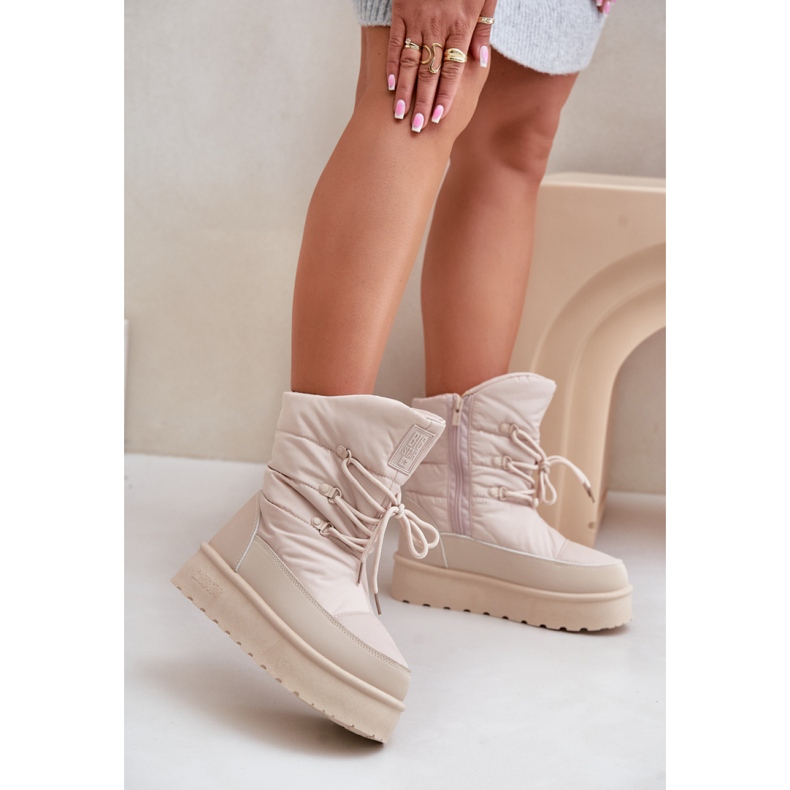 Sněhule Big Star OO274885 Béžové béžový 1 Sněhule Big Star OO274885 Béžové béžový 1