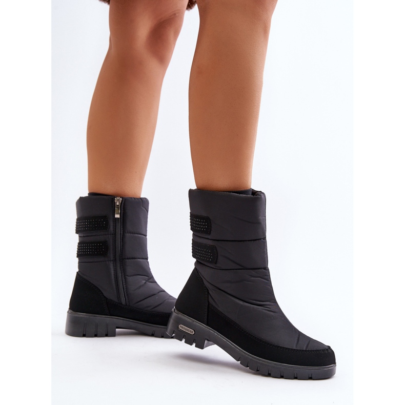 Progress PROGJ-21-16 Černé boty do sněhu černá 1