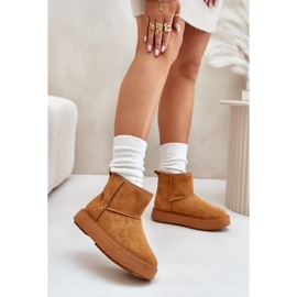 Sněhule Model 24BT26-7408 Camel hnědý 1