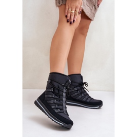 Progress PROGJ-20-02 Černé boty do sněhu černý 1