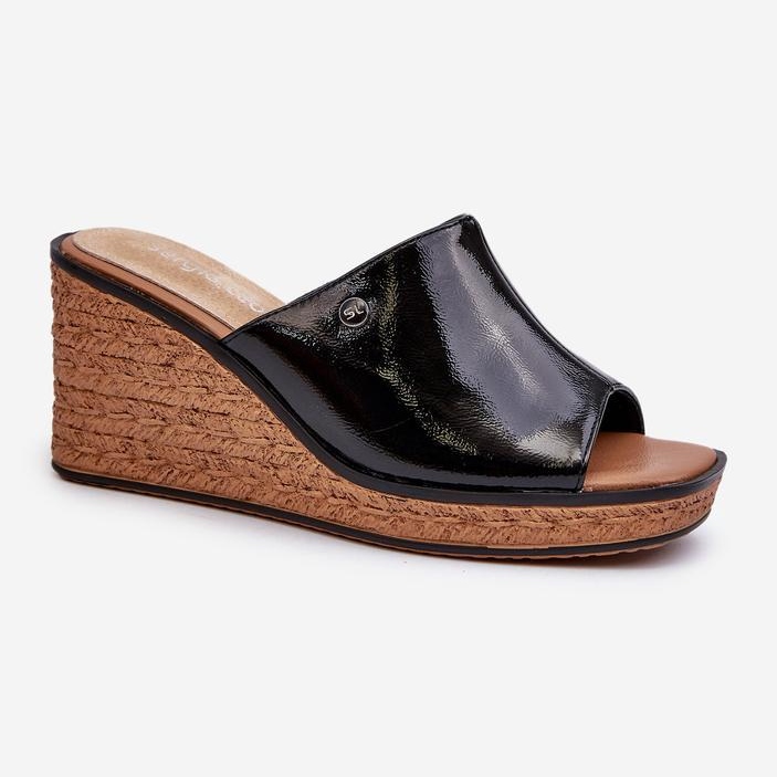 Step in style Černé žabky Sergio Leone KL213 černá 2