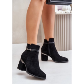 Venezia Boty Model Vinceza 16446 Black černá 1