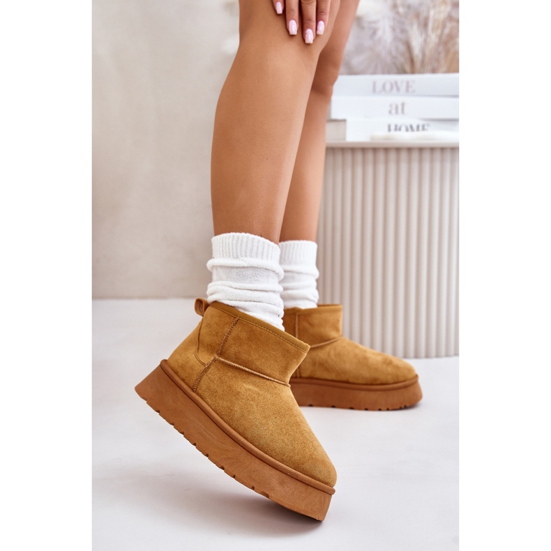 Sněhule Model 24BT26-7368 Camel hnědý 1