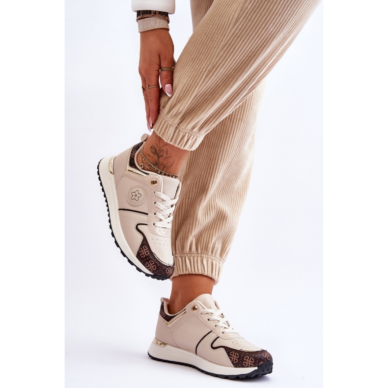 Sportovní obuv Model US6 Béžová/Hnědá béžový 1