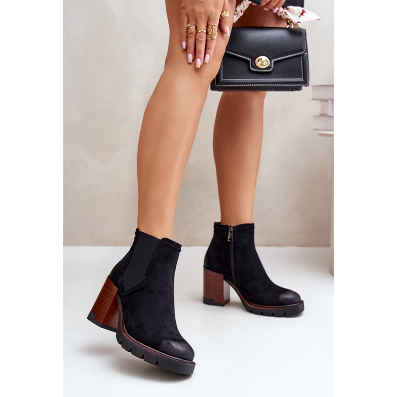 Vinceza 58356 Černé kozačky černá 1 Vinceza 58356 Černé kozačky černá 1