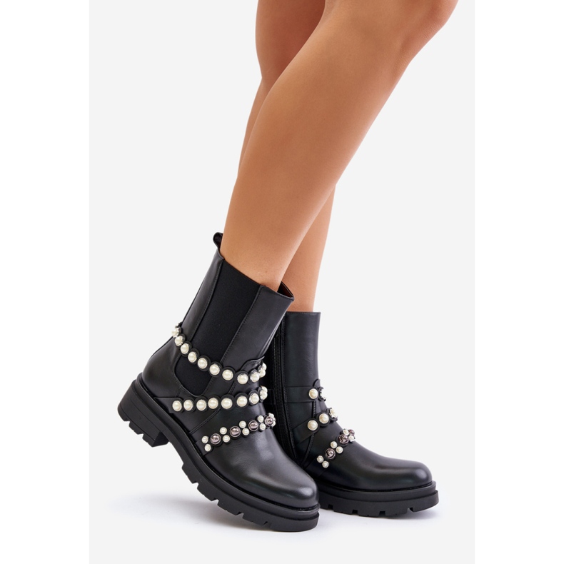 Chelsea boty Model U9AX58090-1 Black černý 1