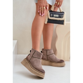 Maciejka 06769-02 Tmavě hnědé sněhule hnědý 1