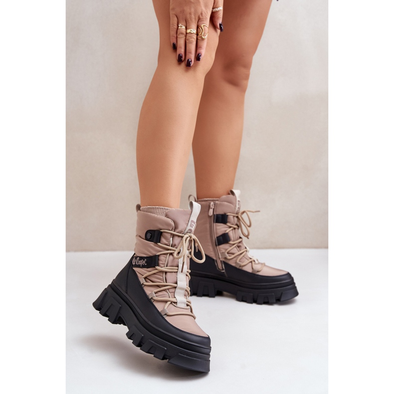 Lee Cooper LCJ-24-47-3143 Béžové sněhule béžový 1 Lee Cooper LCJ-24-47-3143 Béžové sněhule béžový 1