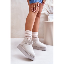 Sněhule Model 20216-4E Světle šedé šedá 1