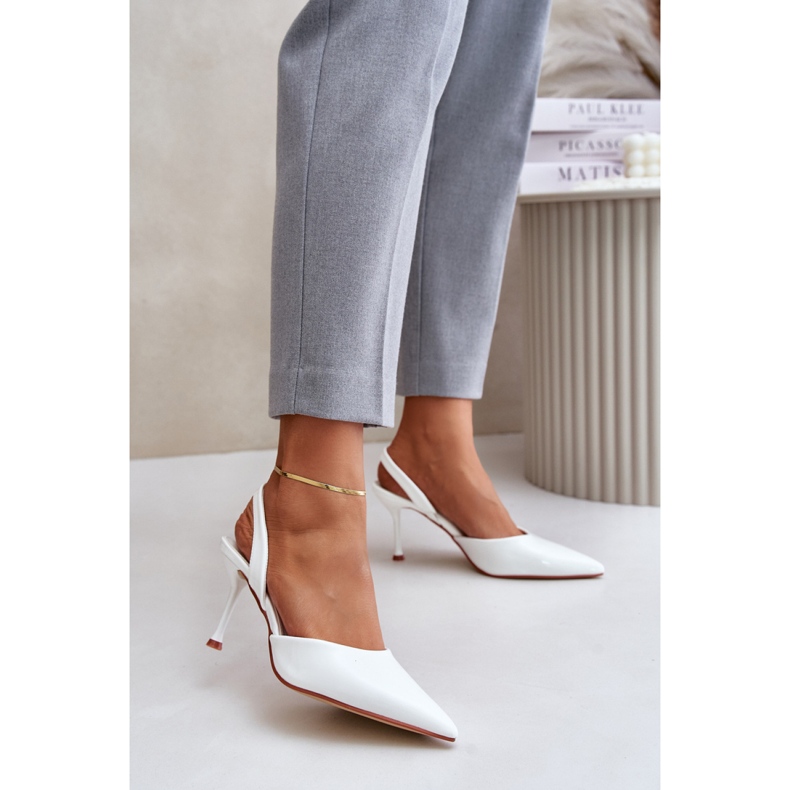 Jehlové boty Model SQC-128 Bílé bílý 1