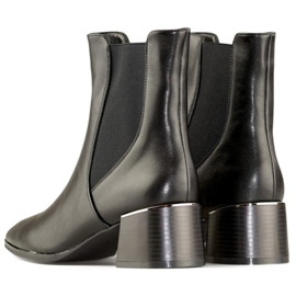 Chelsea boty Model 9611B Black černá 1