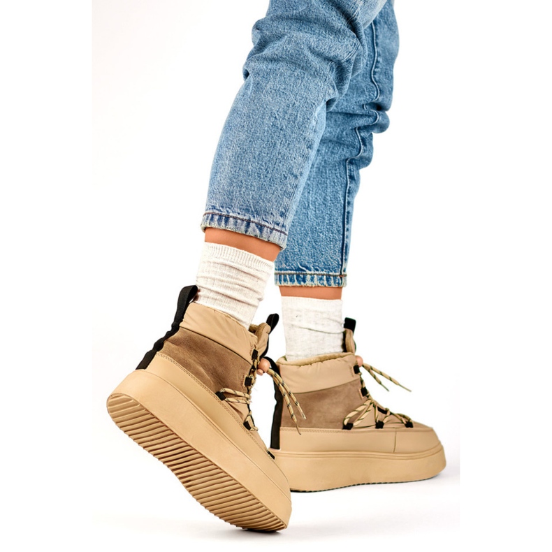 Sněhule Model 24-72302BE Béžové béžový 1 Sněhule Model 24-72302BE Béžové béžový 1