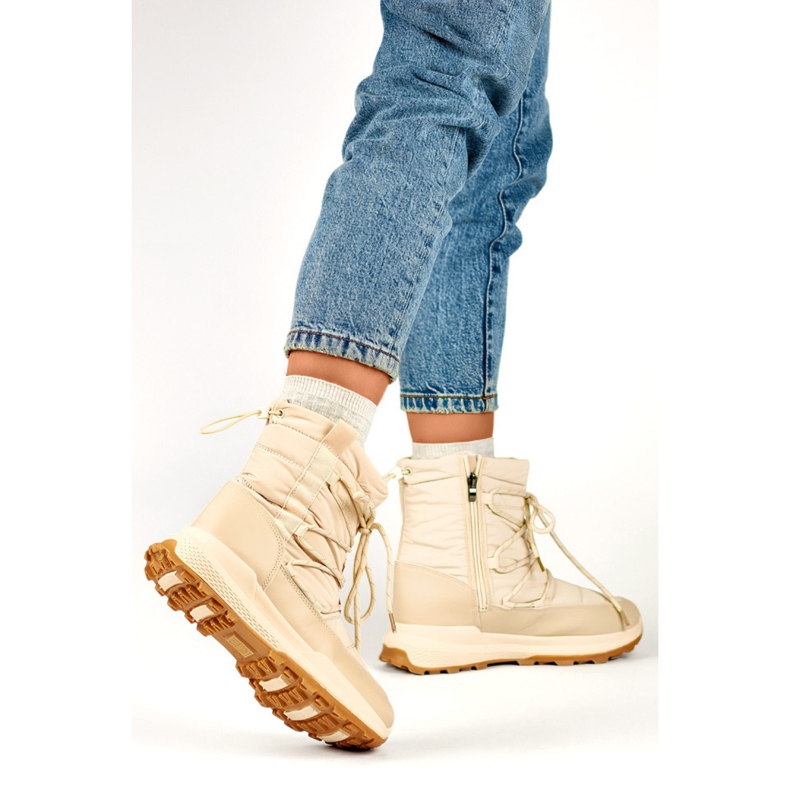 Sněhule Model 24-16321BE Beige béžový 1 Sněhule Model 24-16321BE Beige béžový 1