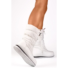 Dámské sněhule zateplené Eco-Fur 8302W, bílé bílý 1 Dámské sněhule zateplené Eco-Fur 8302W, bílé bílý 1