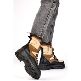 Trappery Model A-852KH Béžová/Černá béžový 1