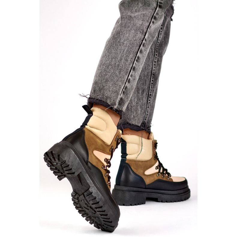 Trappery Model A-852KH Béžová/Černá béžový 1