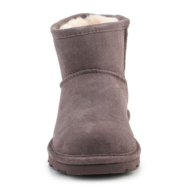 Vlněnou podšívkou sněhule BearPaw Alyssa 2130W-067 šedé béžový 2