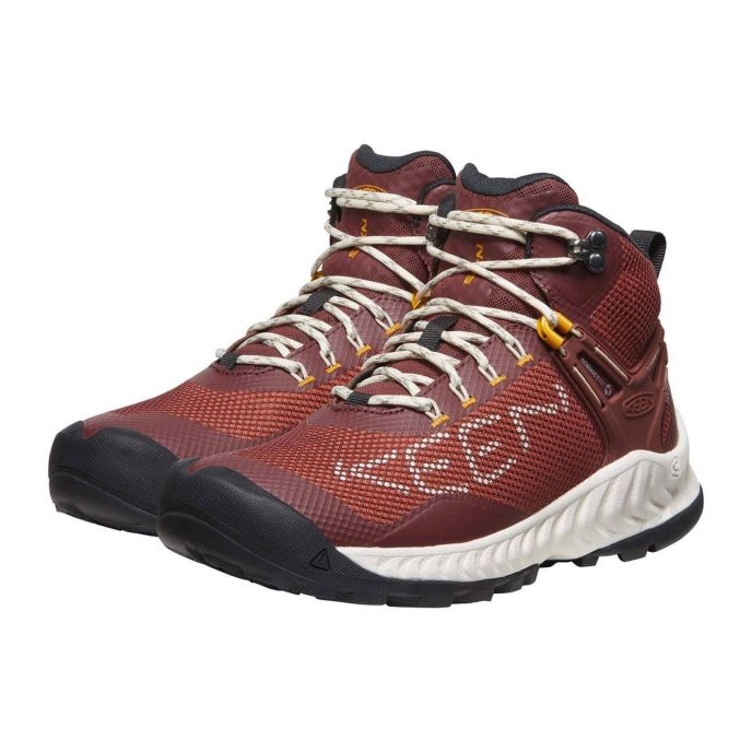 Trekingové boty KEEN Nxis Evo Mid Wp KE-1027793 červené 2 Trekingové boty KEEN Nxis Evo Mid Wp KE-1027793 červené 2