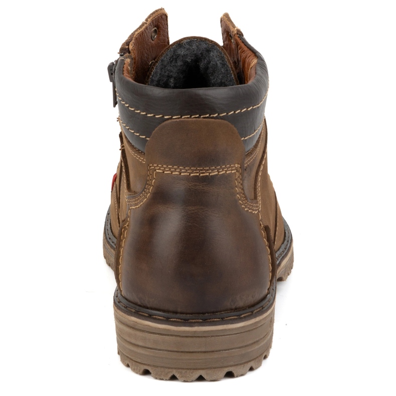 ABIS Teplé pánské boty 197 hnědé hnědý 1