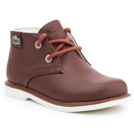 Lacoste Sherbrook Hi Sb Spc Jr 7-30SPC201177T hnědý černý 1