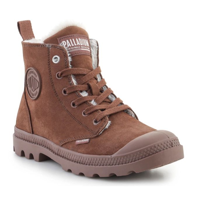 Boty Palladium Pampa Hi Zip Wl 95982-292-M hnědé hnědý 1 Boty Palladium Pampa Hi Zip Wl 95982-292-M hnědé hnědý 1