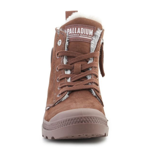 Boty Palladium Pampa Hi Zip Wl 95982-292-M hnědé hnědý 2 Boty Palladium Pampa Hi Zip Wl 95982-292-M hnědé hnědý 2
