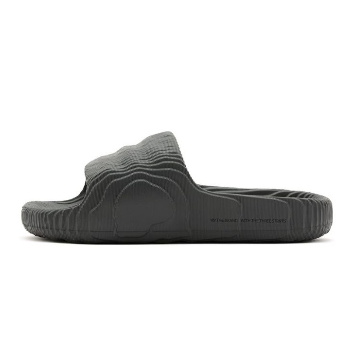 Adidas Adilette 22 Grey Five pánské žabky, lifestylové, módní na léto, černé (HP6522) šedá 1