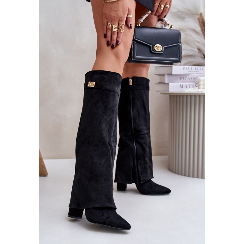 Boty Model LA-289 Black černá 1