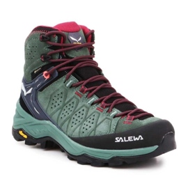 Trekové boty Salewa Ws Alp Trainer 2 Mid Gtx W 61383-5085 zelený 1
