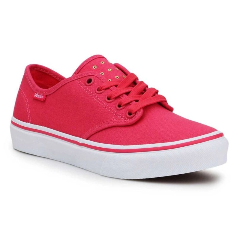 Boty Vans Camden Stripe VN000ZSOR6O1 červený 1