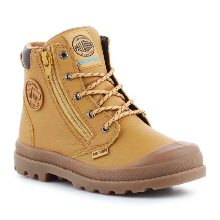 Boty Palladium Pampa Hi Cuff Wp 53476-216-M hnědý 1
