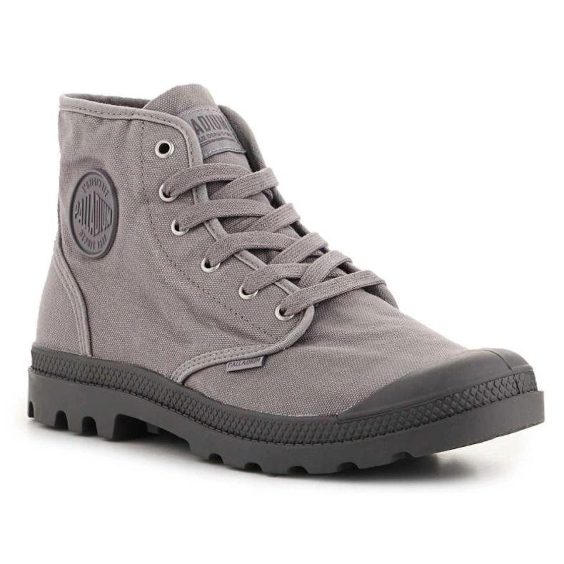 Palladium Pampa High Hi 02352-071-M Šedé flanelové boty šedá 1