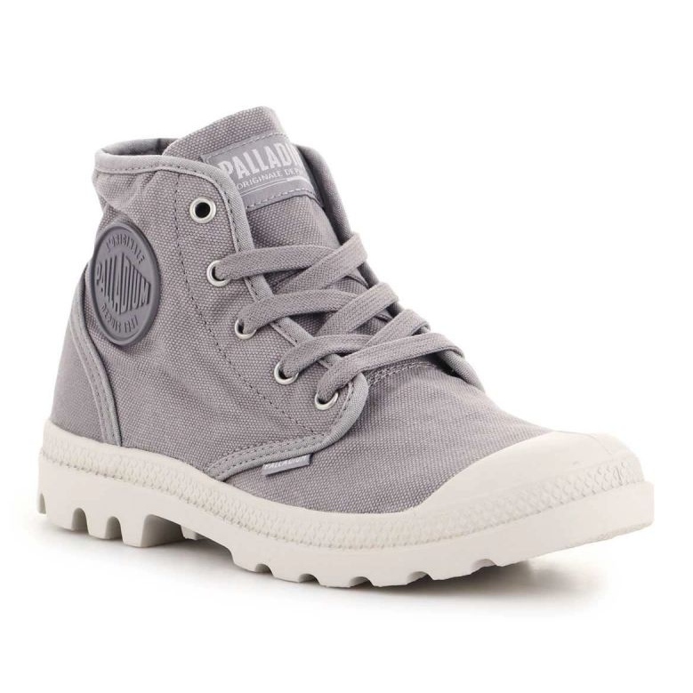 Palladium Us Pampa Hi F 92352-071-M Šedé flanelové boty šedá 1