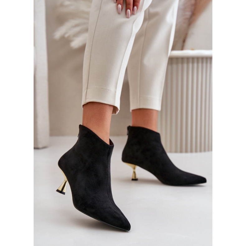 Černé boty na vysokém podpatku Terlena GP13 černá 1