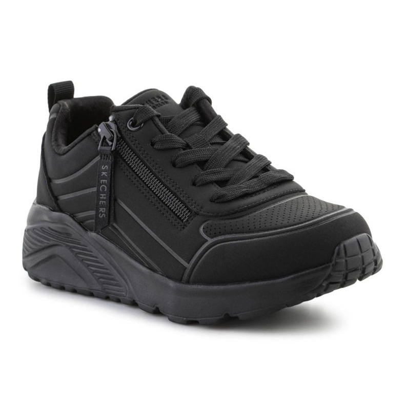 Boty Skechers Uno Lite Easy Zip 310387L-BBK černé černá 1