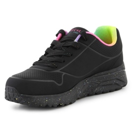 Boty Skechers Uno Lite Rainbow Speckle 310456L-BKMT černé černá 3