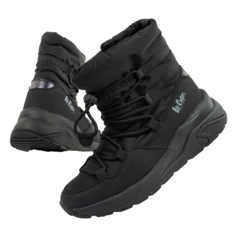 Lee Cooper LCJ-24-47-3156L dámské sněhule, černé černá 1