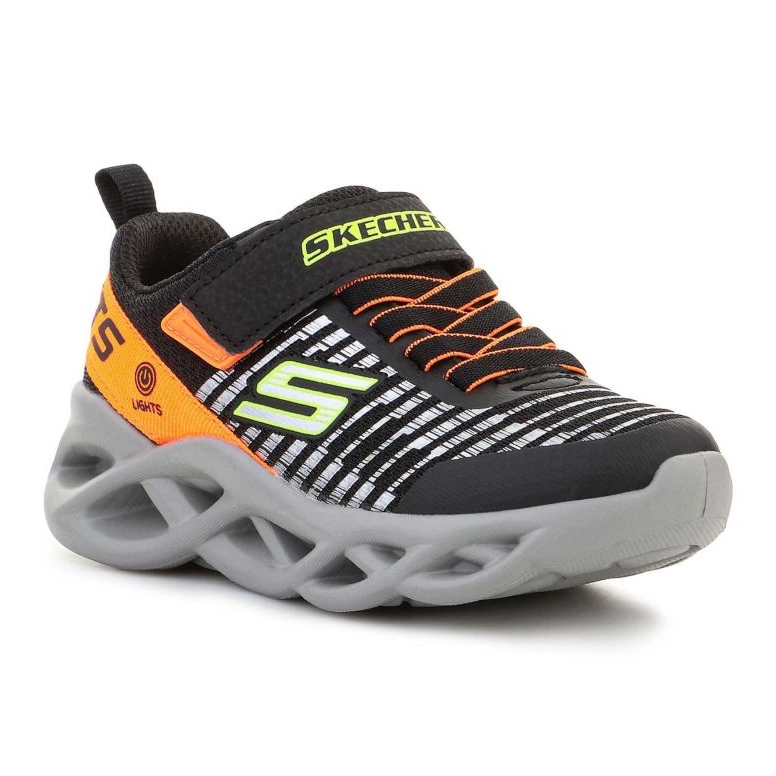 Boty Skechers S Lights 401650L-BKOR černá 1