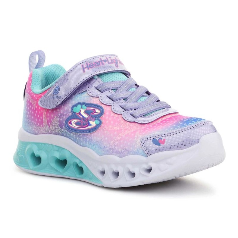 Boty Skechers S Lights Flutter Heart Lights 302315-LVMT růžový 1