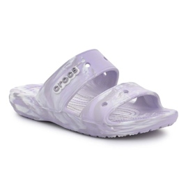 Crocs Classic Marbled Sandal 207701-5PT žabky bílý 1