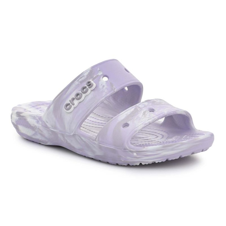 Crocs Classic Marbled Sandal 207701-5PT žabky bílý 1
