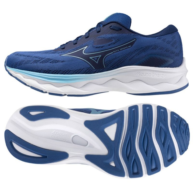 Boty Mizuno Wave Serene J1GC245901 modrý 1