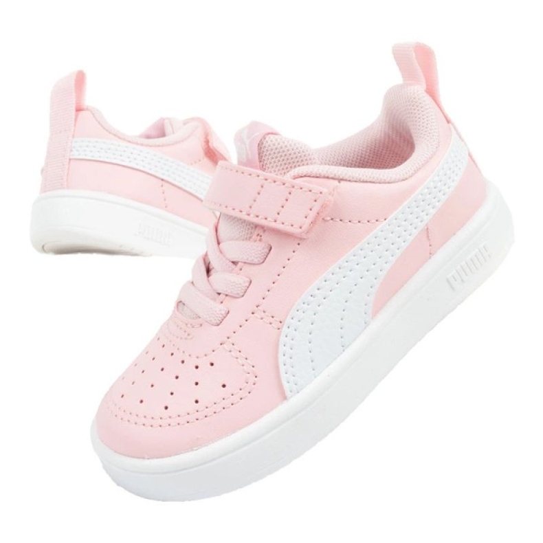 Sportovní boty Puma Rickie Ac 384314 10 bílé růžový 1 Sportovní boty Puma Rickie Ac 384314 10 bílé růžový 1