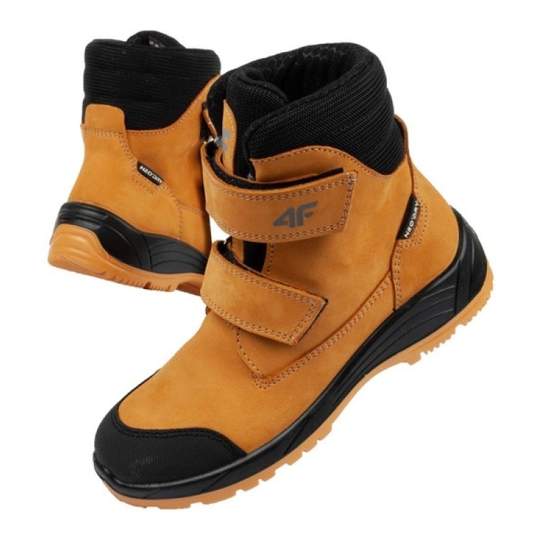 Boty 4F HJZ21-JOBMW250 83S hnědý 1